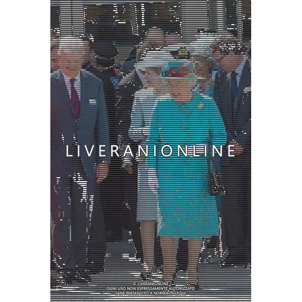 HM the Queen officially opening redeveloped Reading Station 2014 READING, United Kingdom, Date: 17/07/2014 AG ALDO LIVERANI SAS ONLY ITALY