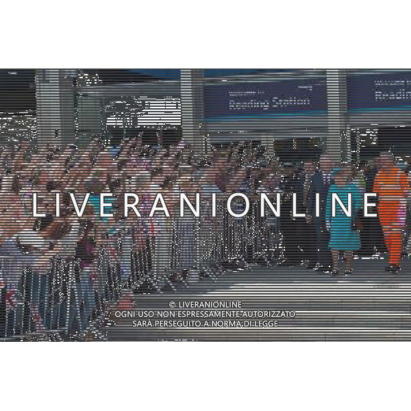 HM the Queen officially opening redeveloped Reading Station 2014 READING, United Kingdom, Date: 17/07/2014 AG ALDO LIVERANI SAS ONLY ITALY