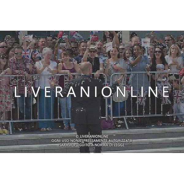 HM the Queen officially opening redeveloped Reading Station 2014 READING, United Kingdom, Date: 17/07/2014 ©photoshot/Agenzia Aldo Liverani sas - ITALY ONLY - EDITORIAL USE ONLY - REALI INGLESI- La Regina Elisabetta II d\'inghilterra all\'apertura ufficiale della stazione riqualificata di Reading 2014, Regno Unito