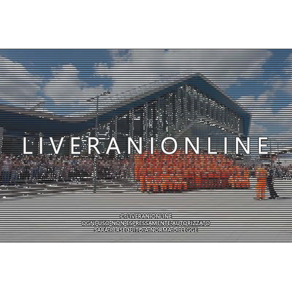 HM the Queen officially opening redeveloped Reading Station 2014 READING, United Kingdom, Date: 17/07/2014 ©photoshot/Agenzia Aldo Liverani sas - ITALY ONLY - EDITORIAL USE ONLY - REALI INGLESI- La Regina Elisabetta II d\'inghilterra all\'apertura ufficiale della stazione riqualificata di Reading 2014, Regno Unito