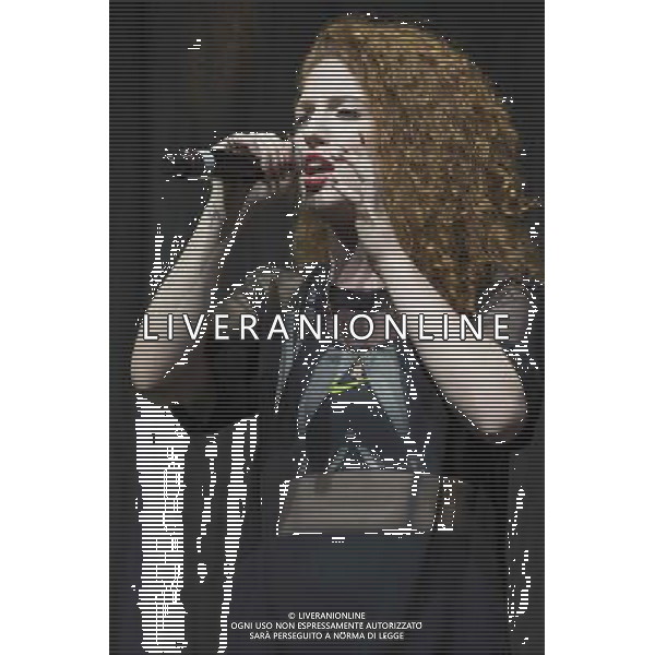 Singer Jess Glynne performs at Key 103 Live at Manchester Arena, Manchester, England, 17th July 2014. ©photoshot/Agenzia Aldo Liverani sas - ITALY ONLY - EDITORIAL USE ONLY