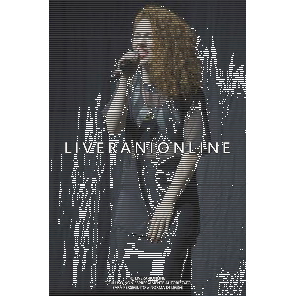 Singer Jess Glynne performs at Key 103 Live at Manchester Arena, Manchester, England, 17th July 2014. ©photoshot/Agenzia Aldo Liverani sas - ITALY ONLY - EDITORIAL USE ONLY