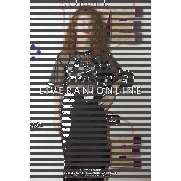 Singer Jess Glynne poses backstage at Key 103 Live at Manchester Arena, Manchester, England, 17th July 2014. ©photoshot/Agenzia Aldo Liverani sas - ITALY ONLY - EDITORIAL USE ONLY