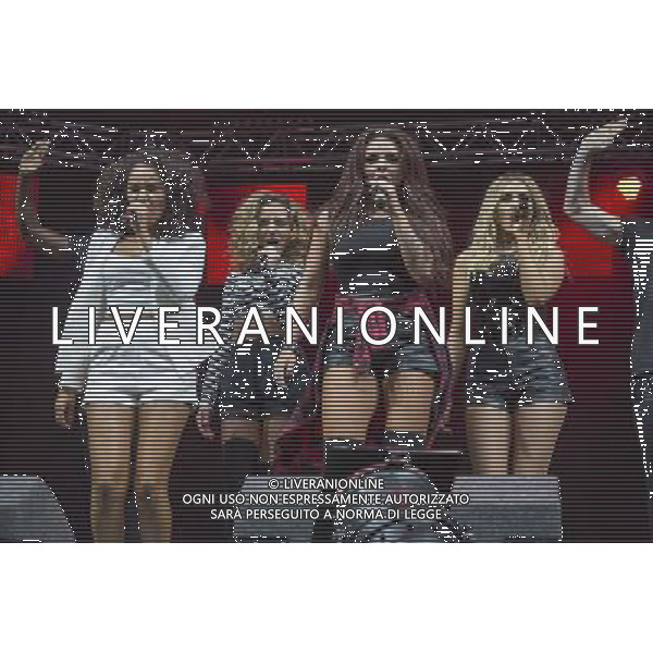 Girl Group Little Mix perform at Key 103 Live (Perrie Edwards, Jesy Nelson, Leigh-Anne Pinnock, Jade Thirlwall) at Manchester Arena, Manchester, England, 17th July 2014. ©photoshot/Agenzia Aldo Liverani sas - ITALY ONLY - EDITORIAL USE ONLY