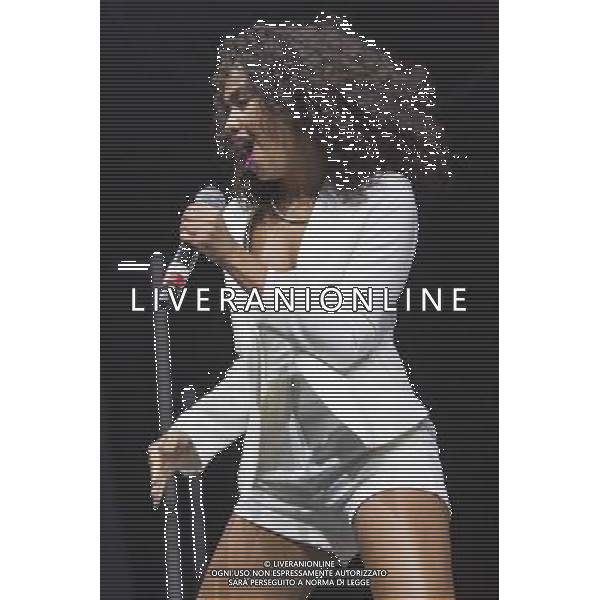 Leigh-Anne Pinnock of Little Mix performs at Key 103 Live at Manchester Arena, Manchester, England, 17th July 2014. ©photoshot/Agenzia Aldo Liverani sas - ITALY ONLY - EDITORIAL USE ONLY