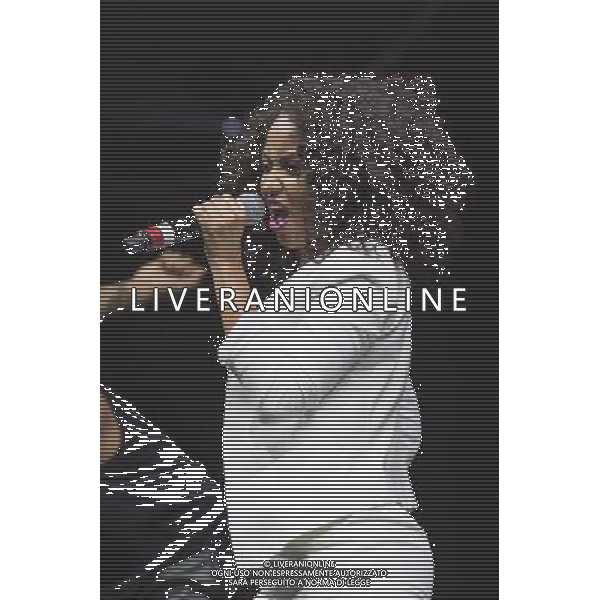 Leigh-Anne Pinnock of Little Mix performs at Key 103 Live at Manchester Arena, Manchester, England, 17th July 2014. ©photoshot/Agenzia Aldo Liverani sas - ITALY ONLY - EDITORIAL USE ONLY