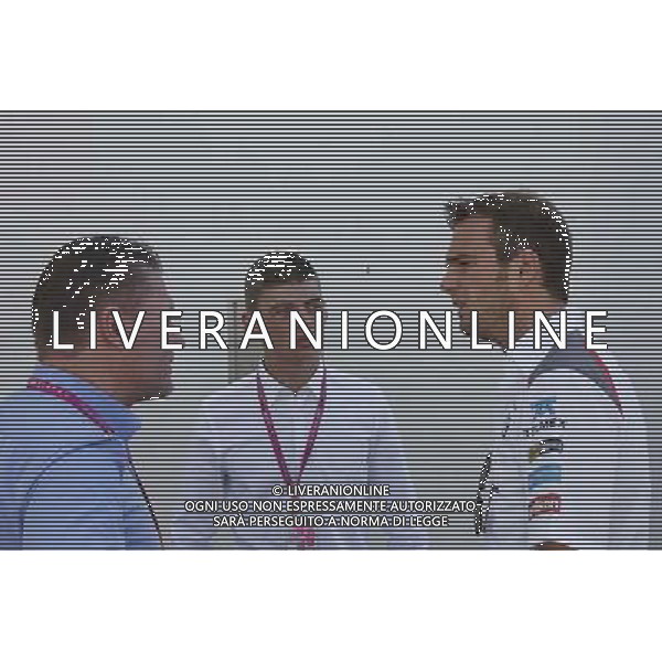 (L to R): Jos Verstappen (NLD) with Max Verstappen (NLD) and Giedo van der Garde (NLD) Sauber Reserve Driver. 19.07.2014. Formula 1 World Championship, Rd 10, German Grand Prix, Hockenheim, Germany, Qualifying Day. - www.xpbimages.com, EMail: requests@xpbimages.com - copy of publication required for printed pictures. Every used picture is fee-liable. © Copyright: Trienitz / XPB Images AG ALDO LIVERANI SAS ONLY ITALY