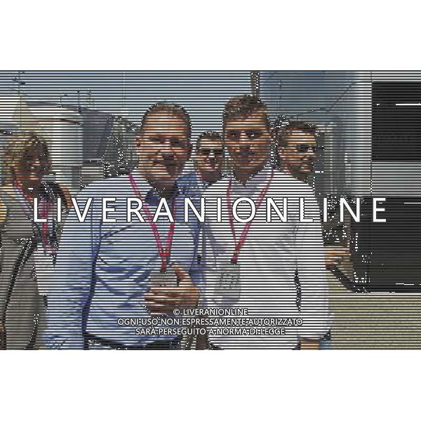 (L to R): Jos Verstappen (NLD) with his son Max Verstappen (NLD). 19.07.2014. Formula 1 World Championship, Rd 10, German Grand Prix, Hockenheim, Germany, Qualifying Day. - www.xpbimages.com, EMail: requests@xpbimages.com - copy of publication required for printed pictures. Every used picture is fee-liable. © Copyright: Trienitz / XPB Images AG ALDO LIVERANI SAS ONLY ITALY