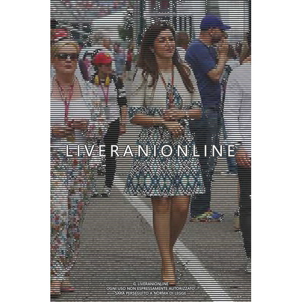 Fabiana Flosi (BRA), wife of Bernie Ecclestone (GBR). 20.07.2014. Formula 1 World Championship, Rd 10, German Grand Prix, Hockenheim, Germany, Race Day. - www.xpbimages.com, EMail: requests@xpbimages.com - copy of publication required for printed pictures. Every used picture is fee-liable. © Copyright: Batchelor / XPB Images /AGENZIA ALDO LIVERANI SAS - ITALY ONLY - EDITORIAL USE ONLY - Gp F1 germania Gara