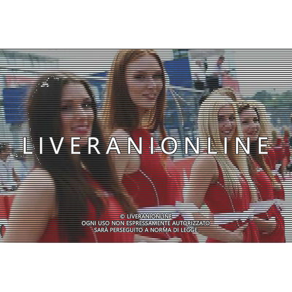 Grid girls on the drivers parade. 20.07.2014. Formula 1 World Championship, Rd 10, German Grand Prix, Hockenheim, Germany, Race Day. - www.xpbimages.com, EMail: requests@xpbimages.com - copy of publication required for printed pictures. Every used picture is fee-liable. © Copyright: Batchelor / XPB Images /AGENZIA ALDO LIVERANI SAS - ITALY ONLY - EDITORIAL USE ONLY - Gp F1 germania Gara