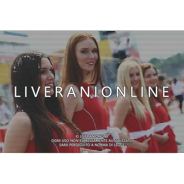 Grid girls on the drivers parade. 20.07.2014. Formula 1 World Championship, Rd 10, German Grand Prix, Hockenheim, Germany, Race Day. - www.xpbimages.com, EMail: requests@xpbimages.com - copy of publication required for printed pictures. Every used picture is fee-liable. © Copyright: Batchelor / XPB Images /AGENZIA ALDO LIVERANI SAS - ITALY ONLY - EDITORIAL USE ONLY - Gp F1 germania Gara
