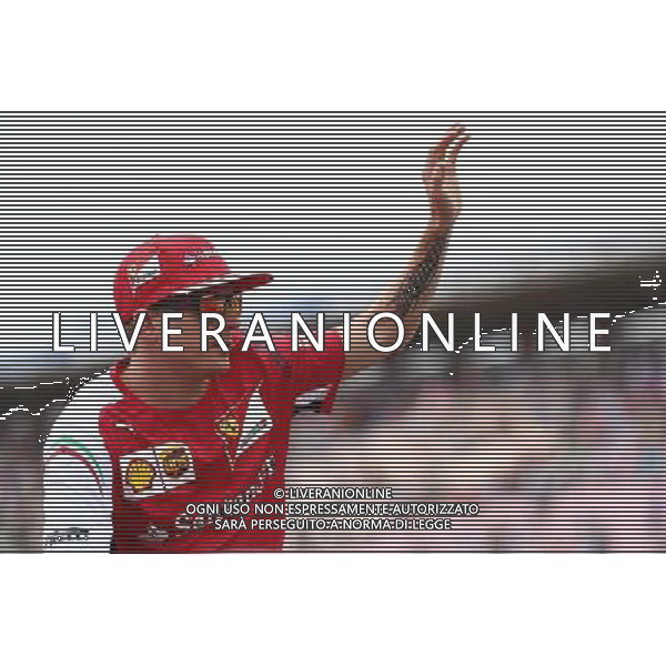 Kimi Raikkonen (FIN) Ferrari on the drivers parade. 20.07.2014. Formula 1 World Championship, Rd 10, German Grand Prix, Hockenheim, Germany, Race Day. - www.xpbimages.com, EMail: requests@xpbimages.com - copy of publication required for printed pictures. Every used picture is fee-liable. © Copyright: Batchelor / XPB Images /AGENZIA ALDO LIVERANI SAS - ITALY ONLY - EDITORIAL USE ONLY - Gp F1 germania Gara