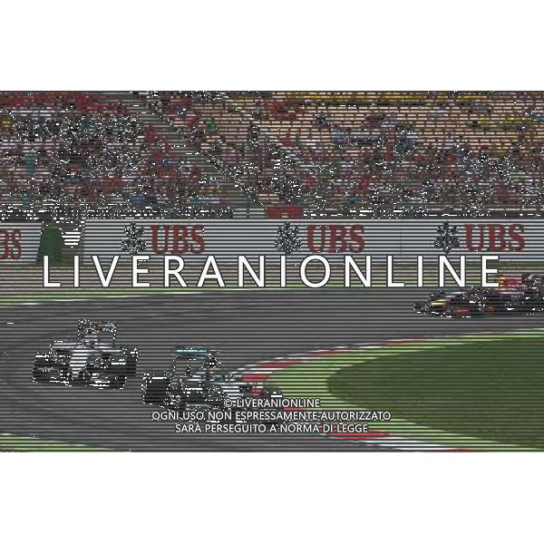 Nico Rosberg (GER) Mercedes AMG F1 W05 leads Valtteri Bottas (FIN) Williams FW36. 20.07.2014. Formula 1 World Championship, Rd 10, German Grand Prix, Hockenheim, Germany, Race Day. - www.xpbimages.com, EMail: requests@xpbimages.com - copy of publication required for printed pictures. Every used picture is fee-liable. © Copyright: Photo4 / XPB Images /AGENZIA ALDO LIVERANI SAS - ITALY ONLY - EDITORIAL USE ONLY - Gp F1 germania Gara