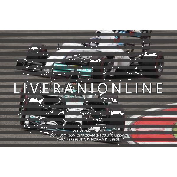 Nico Rosberg (GER) Mercedes AMG F1 W05 leads Valtteri Bottas (FIN) Williams FW36. 20.07.2014. Formula 1 World Championship, Rd 10, German Grand Prix, Hockenheim, Germany, Race Day. - www.xpbimages.com, EMail: requests@xpbimages.com - copy of publication required for printed pictures. Every used picture is fee-liable. © Copyright: Photo4 / XPB Images - Gp F1 Germania gara /AGENZIA ALDO LIVERANI SAS - ITALY ONLY - EDITORIAL USE ONLY