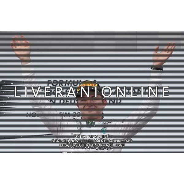 Nico Rosberg (GER), Mercedes AMG F1 Team 20.07.2014. Formula 1 World Championship, Rd 10, German Grand Prix, Hockenheim, Germany, Race Day. - www.xpbimages.com, EMail: requests@xpbimages.com - copy of publication required for printed pictures. Every used picture is fee-liable. © Copyright: Charniaux / XPB Images - Gp F1 Germania gara /AGENZIA ALDO LIVERANI SAS - ITALY ONLY - EDITORIAL USE ONLY