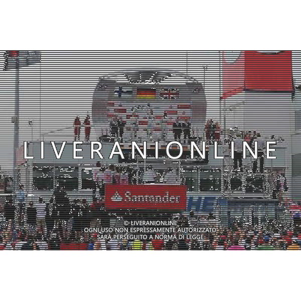 The podium (L to R): Valtteri Bottas (FIN) Williams, second; Nico Rosberg (GER) Mercedes AMG F1, race winner; Lewis Hamilton (GBR) Mercedes AMG F1, third. 20.07.2014. Formula 1 World Championship, Rd 10, German Grand Prix, Hockenheim, Germany, Race Day. - www.xpbimages.com, EMail: requests@xpbimages.com - copy of publication required for printed pictures. Every used picture is fee-liable. © Copyright: Moy / XPB Images - Gp F1 Germania gara /AGENZIA ALDO LIVERANI SAS - ITALY ONLY - EDITORIAL USE ONLY