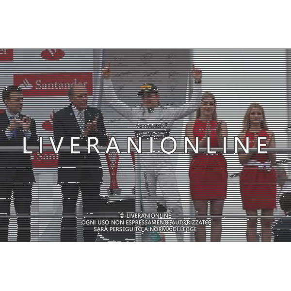 Race winner Nico Rosberg (GER) Mercedes AMG F1 celebrates on the podium. 20.07.2014. Formula 1 World Championship, Rd 10, German Grand Prix, Hockenheim, Germany, Race Day. - www.xpbimages.com, EMail: requests@xpbimages.com - copy of publication required for printed pictures. Every used picture is fee-liable. © Copyright: Moy / XPB Images - Gp F1 Germania gara /AGENZIA ALDO LIVERANI SAS - ITALY ONLY - EDITORIAL USE ONLY