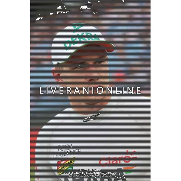 Nico Hulkenberg (GER) Sahara Force India F1 on the grid. 20.07.2014. Formula 1 World Championship, Rd 10, German Grand Prix, Hockenheim, Germany, Race Day. - www.xpbimages.com, EMail: requests@xpbimages.com - copy of publication required for printed pictures. Every used picture is fee-liable. Â© Copyright: Moy / XPB Images /AGENZIA ALDO LIVERANI SAS - ITALY ONLY - EDITORIAL USE ONLY - Gp F1 Germania gara