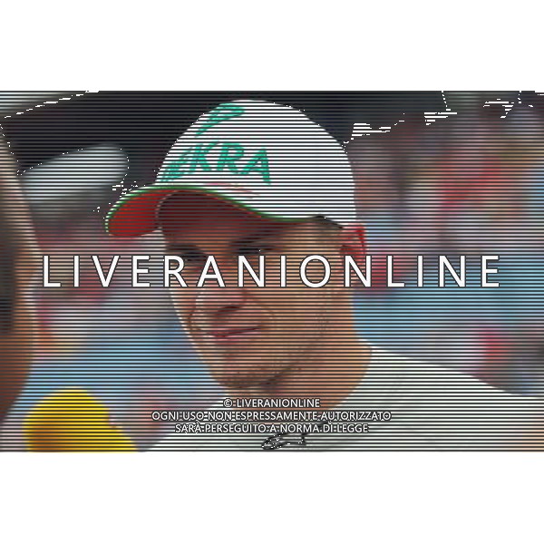 Nico Hulkenberg (GER) Sahara Force India F1 with Kai Ebel (GER) RTL TV Presenter on the grid. 20.07.2014. Formula 1 World Championship, Rd 10, German Grand Prix, Hockenheim, Germany, Race Day. - www.xpbimages.com, EMail: requests@xpbimages.com - copy of publication required for printed pictures. Every used picture is fee-liable. Â© Copyright: Moy / XPB Images /AGENZIA ALDO LIVERANI SAS - ITALY ONLY - EDITORIAL USE ONLY - Gp F1 Germania gara