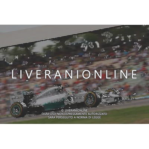 Lewis Hamilton (GBR) Mercedes AMG F1 W05. 20.07.2014. Formula 1 World Championship, Rd 10, German Grand Prix, Hockenheim, Germany, Race Day. - www.xpbimages.com, EMail: requests@xpbimages.com - copy of publication required for printed pictures. Every used picture is fee-liable. Â© Copyright: Herweg / XPB Images /AGENZIA ALDO LIVERANI SAS - ITALY ONLY - EDITORIAL USE ONLY - Gp F1 Germania gara
