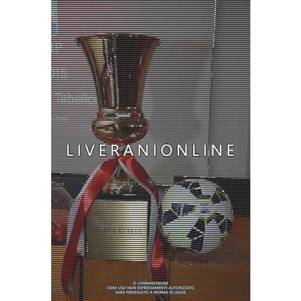 Sorteggio abbinamento squadre Coppa Italia Tim Cup nella sede della Lega Calcio a Milano 22 luglio 2014 Â©Gazzaniga/AGENZIA ALDO LIVERANI SAS