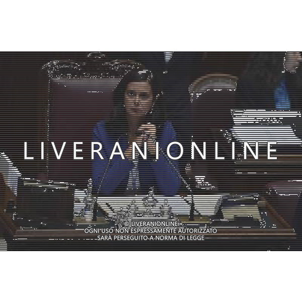 Seduta alla Camera su discussione della relazione della Giunta per le autorizzazioni sulla domanda di autorizzazione ad eseguire la misura cautelare della custodia in carcere nei confronti del deputato Galan - Roma 22 luglio 2014 nella foto Laura Boldrini ©Corradetti/AGENZIA ALDO LIVERANI SAS