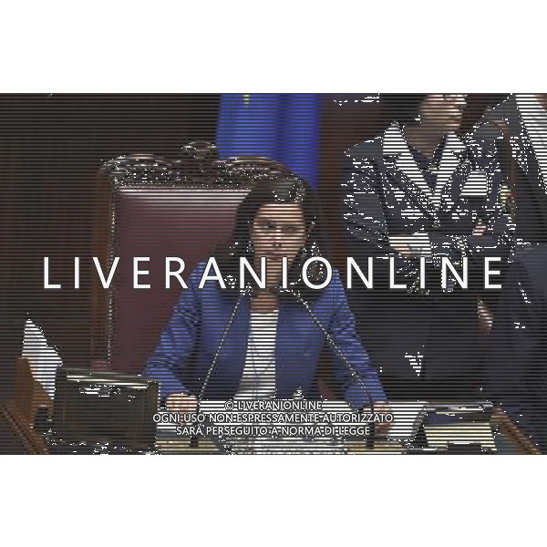 Seduta alla Camera su discussione della relazione della Giunta per le autorizzazioni sulla domanda di autorizzazione ad eseguire la misura cautelare della custodia in carcere nei confronti del deputato Galan - Roma 22 luglio 2014 nella foto Laura Boldrini ©Corradetti/AGENZIA ALDO LIVERANI SAS