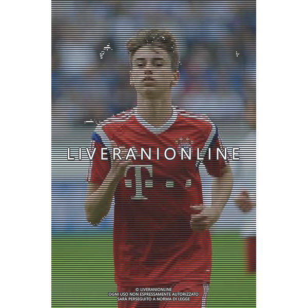Lukas Scholl ( FC Bayern Muenchen ) // during a Friendly Match between MSV Duisburg and FC Bayern Muenchen at the Schau Ins Land Arena in Duisburg, Germany on 2014/07/21. EXPA Pictures © 2014, PhotoCredit: EXPA/ Eibner-Pressefoto/ Thienel *****ATTENTION - OUT of GER***** ©photoshot/AGENZIA ALDO LIVERANI SAS - ITALY ONLY - EDITORIAL USE ONLY - Partita amichevole tra MSV Duisburg e FC Bayern Monaco a Duisburg, in Germania il 21 luglio 2014