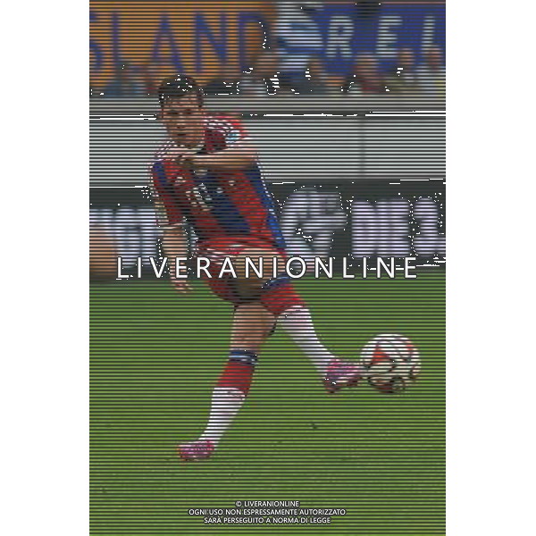 Pierre Emil Hojberg ( FC Bayern Muenchen ) // during a Friendly Match between MSV Duisburg and FC Bayern Muenchen at the Schau Ins Land Arena in Duisburg, Germany on 2014/07/21. EXPA Pictures © 2014, PhotoCredit: EXPA/ Eibner-Pressefoto/ Thienel *****ATTENTION - OUT of GER***** ©photoshot/AGENZIA ALDO LIVERANI SAS - ITALY ONLY - EDITORIAL USE ONLY - Partita amichevole tra MSV Duisburg e FC Bayern Monaco a Duisburg, in Germania il 21 luglio 2014