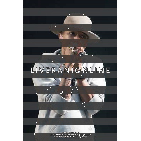Pharrell Williams performs on the main stage at T in the Park Festival, Balado, Scotland UK on 12th July 2014 ©PHOTOSHOT/AGENZIA ALDO LIVERANI SAS - ITALY ONLY - EDITORIAL USE ONLY