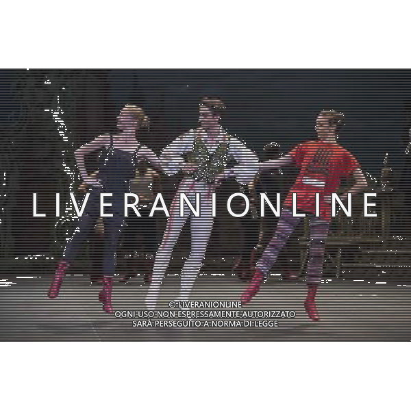 Members of the English National Ballet perform during a dress rehearsal for Coppelia at the London Coliseum on 22 July, 2014 ©PHOTOSHOT/AGENZIA ALDO LIVERANI SAS - ITALY ONLY - EDITORIAL USE ONLY
