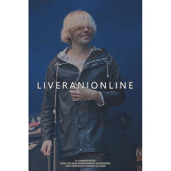 The Charlatans perform on the Radio 1 Stage T in the Park Festival, Balado, Scotland UK on 12th July 2014. The band consists of Tim Burgess (vocals), Mark Collins (guitar), Martin Blunt (bass guitar) ©PHOTOSHOT/AGENZIA ALDO LIVERANI SAS - ITALY ONLY - EDITORIAL USE ONLY