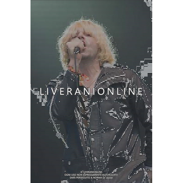 The Charlatans perform on the Radio 1 Stage T in the Park Festival, Balado, Scotland UK on 12th July 2014. The band consists of Tim Burgess (vocals), Mark Collins (guitar), Martin Blunt (bass guitar) ©PHOTOSHOT/AGENZIA ALDO LIVERANI SAS - ITALY ONLY - EDITORIAL USE ONLY