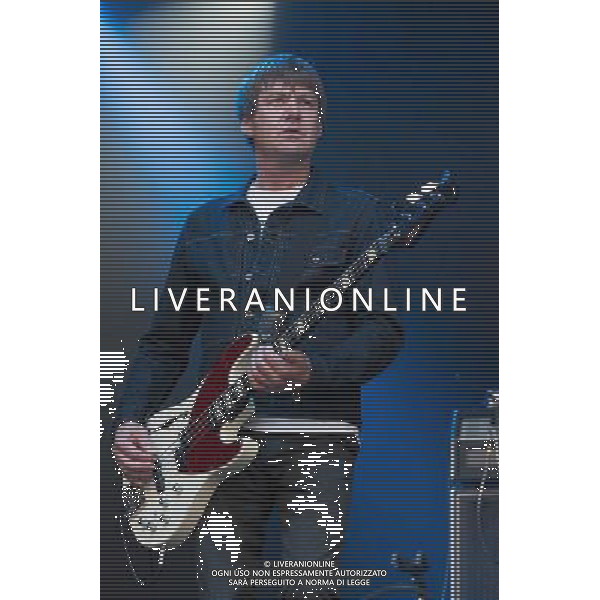 The Charlatans perform on the Radio 1 Stage T in the Park Festival, Balado, Scotland UK on 12th July 2014. The band consists of Tim Burgess (vocals), Mark Collins (guitar), Martin Blunt (bass guitar) ©PHOTOSHOT/AGENZIA ALDO LIVERANI SAS - ITALY ONLY - EDITORIAL USE ONLY