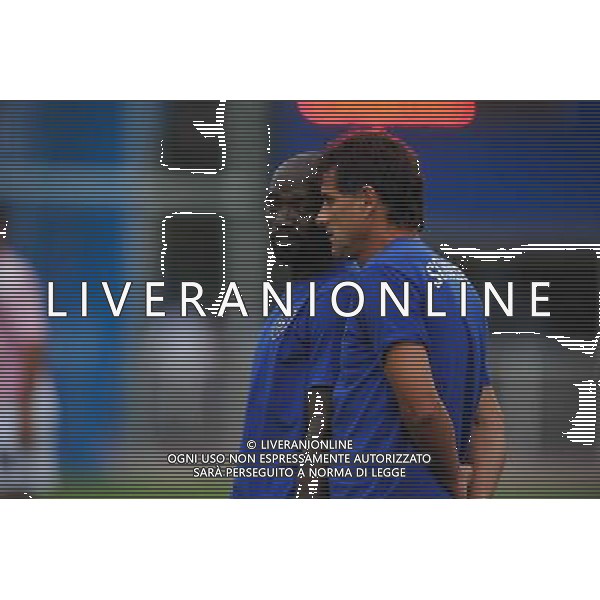 Claude MAKELELE / Didier THOLOT - 19.07.2014 - Bastia / Evian Thonon - Match Amical Photo : Jean Paul Thomas / Icon Sport AG ALDO LIVERANI SAS ONLY ITALY