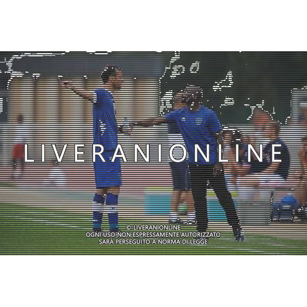 Claude MAKELELE / Sebastien SQUILLACI - 19.07.2014 - Bastia / Evian Thonon - Match Amical Photo : Jean Paul Thomas / Icon Sport AG ALDO LIVERANI SAS ONLY ITALY