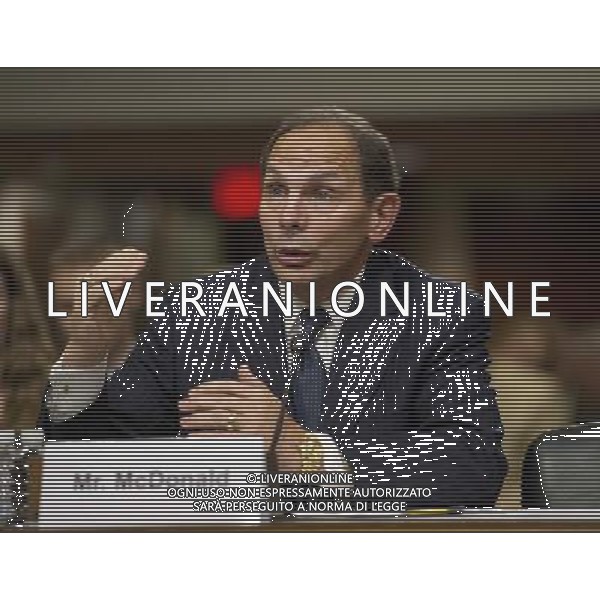 Robert A. McDonald, nominee for Secretary of Veterans Affairs, testifies during his confirmation hearing before the United States Senate Committee on Veterans Affairs in Washington, D.C. on Tuesday, July 22, 2014. ©photoshot/AGENZIA ALDO LIVERANI SAS - ITALY ONLY - EDITORIAL USE ONLY