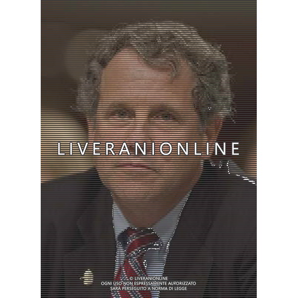 United States Senator Sherrod Brown (Democrat of Ohio) introduces Robert A. McDonald, nominee for Secretary of Veterans Affairs, during McDonald\'s confirmation hearing before the United States Senate Committee on Veterans Affairs in Washington, D.C. on Tuesday, July 22, 2014. ©photoshot/AGENZIA ALDO LIVERANI SAS - ITALY ONLY - EDITORIAL USE ONLY
