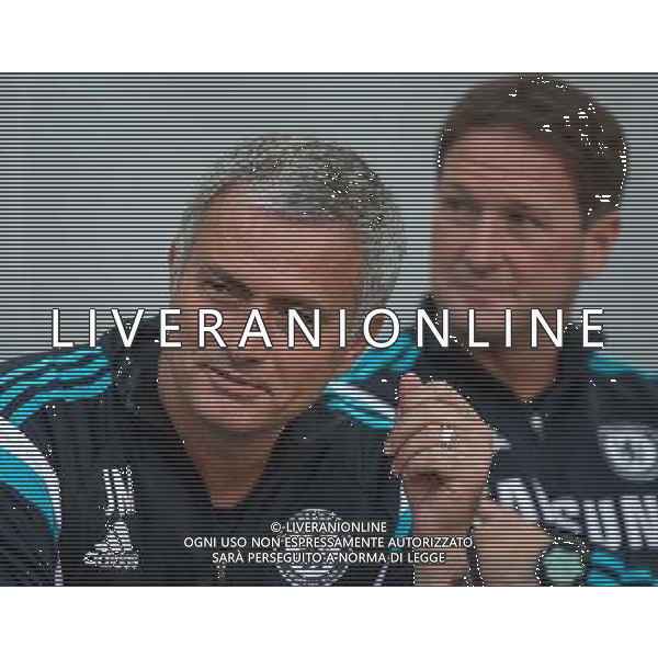 Trainer Jose Mourinho (FC Chelsea) // during a Friendly Match between RZ Pellets WAC and FC Chelsea at the Wˆrthersee Arena, Klagenfurt, Austria on 2014/07/23. EXPA Pictures © 2014, PhotoCredit: EXPA/ Johann Groder ©photoshot/AGENZIA ALDO LIVERANI SAS - ITALY ONLY - EDITORIAL USE ONLY