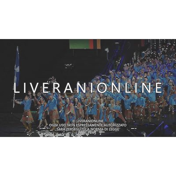 SCOTLAND TEAM ENTER THE STADIUM COMMONWEALTH GAMES 2014, GLASGOW COMMONWEALTH GAMES 2014 CELTIC PARK, GLASGOW, SCOTLAND 23 July 2014 DIC9614 ©photoshot/AGENZIA ALDO LIVERANI SAS - ITALY ONLY - EDITORIAL USE ONLY