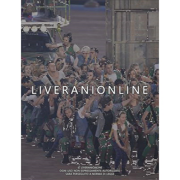 Atmosphere and dancing at the Opening Ceremony the 20th Commonwealth Games in Glasgow Commonwealth Games Opening Ceremony, Celtic Park, Glasgow, 23.07.14 ©photoshot/AGENZIA ALDO LIVERANI SAS - ITALY ONLY - EDITORIAL USE ONLY