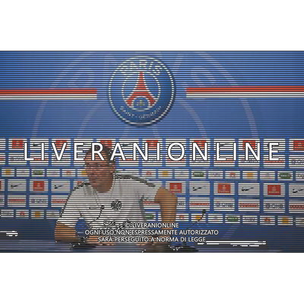 Laurent Blanc - 24.07.2014 - PSG - Conference de Presse Photo: Andre Ferraira / Icon Sport AG ALDO LIVERANI SAS ONLY ITALY