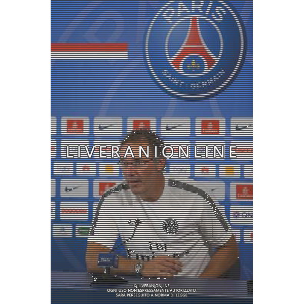 Laurent Blanc - 24.07.2014 - PSG - Conference de Presse Photo: Andre Ferraira / Icon Sport AG ALDO LIVERANI SAS ONLY ITALY