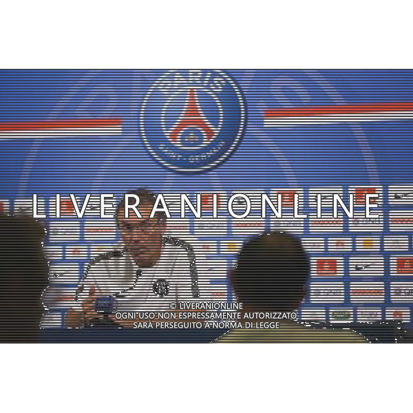 Laurent Blanc - 24.07.2014 - PSG - Conference de Presse Photo: Andre Ferraira / Icon Sport AG ALDO LIVERANI SAS ONLY ITALY
