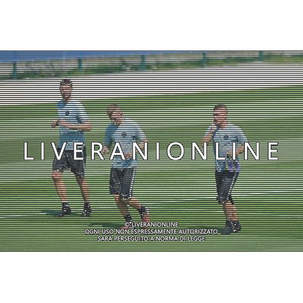 Thiago Motta / Lucas Digne / Marco Verratti - 24.07.2014 - PSG - Entrainement -Camp des Loges- Photo: Andre Ferreira / Icon Sport AG ALDO LIVERANI SAS ONLY ITALY