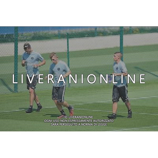 Thiago Motta / Lucas Digne / Marco Verratti - 24.07.2014 - PSG - Entrainement -Camp des Loges- Photo: Andre Ferreira / Icon Sport AG ALDO LIVERANI SAS ONLY ITALY