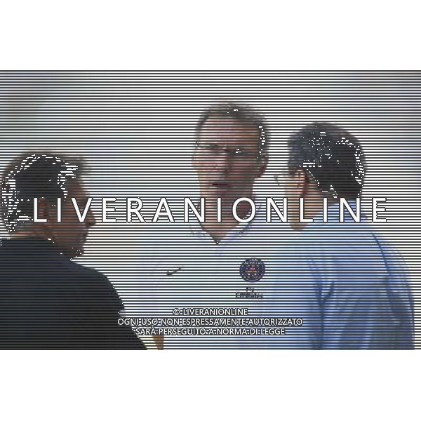 Laurent BLANC / Claude PUEL / Damien Comolli - 23.07.2014 - Paris Saint Germain / Nice - Match Amical Photo : Nicolas Guyonnet / Icon Sport AG ALDO LIVERANI SAS ONLY ITALY