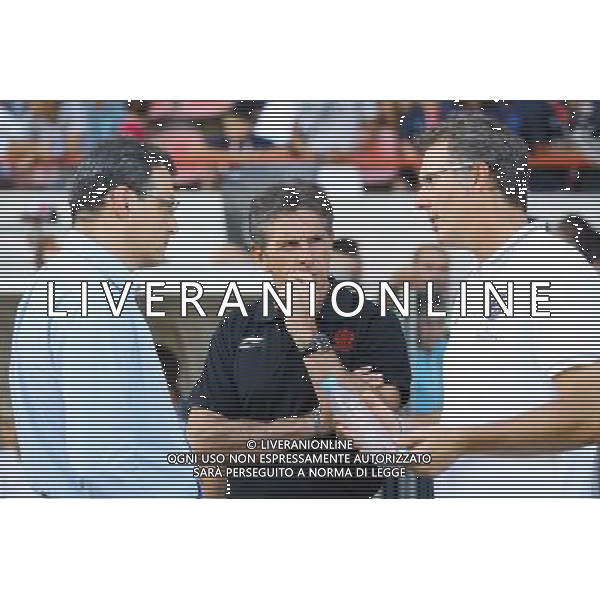 Laurent BLANC / Claude PUEL / Damien Comolli - 23.07.2014 - Paris Saint Germain / Nice - Match Amical Photo : Nicolas Guyonnet / Icon Sport AG ALDO LIVERANI SAS ONLY ITALY