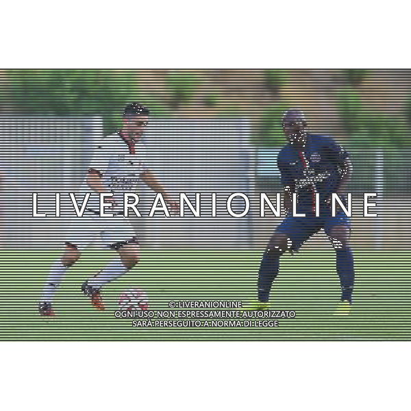 Neal MAUPAY / Zoumana CAMARA - 23.07.2014 - Paris Saint Germain / Nice - Match Amical Photo : Nicolas Guyonnet / Icon Sport AG ALDO LIVERANI SAS ONLY ITALY