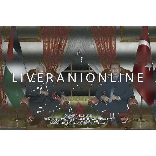 (140719) -- ISTANBUL, July 19, 2014 () -- Palestinian President Mahmoud Abbas (L) meets with Turkey\'s Prime Minister Recep Tayyip Erdogan in Istanbul, Turkey, July 18, 2014. Palestinian President Mahmoud Abbas discussed the Gaza crisis with Turkey\'s Prime Minister Recep Tayyip Erdogan, after Israel launched ground offensive in Gaza. (/Pool) (zjy) ©PHOTOSHOT/AGENZIA ALDO LIVERANI SAS - ITALY ONLY - EDITORIAL USE ONLY